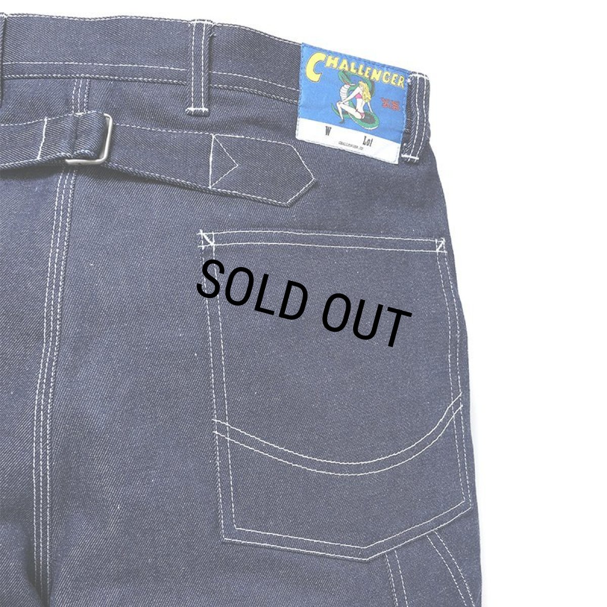 画像9: CHALLENGER/SUPERIOR PAINTER WARM PANTS（INDIGO）［ペインターウォームパンツ-24秋冬］ (9)