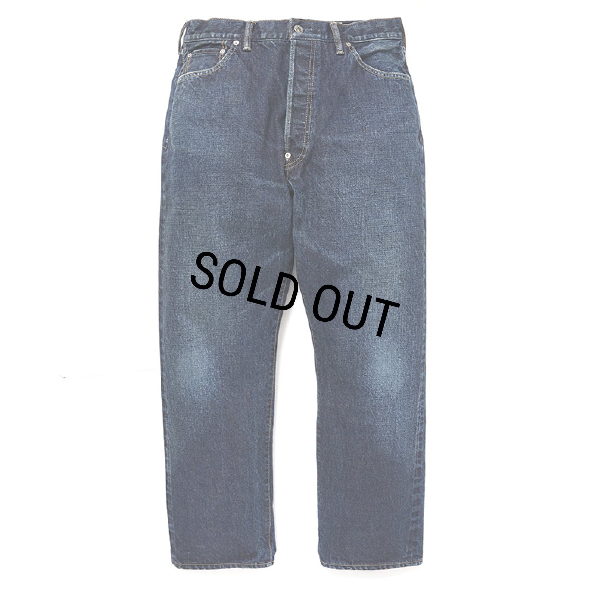 画像1: CHALLENGER/CLASSIC WASHED DENIM PANTS（WASHED INDIGO）［クラシックウォッシュドデニムパンツ-24秋冬］ (1)