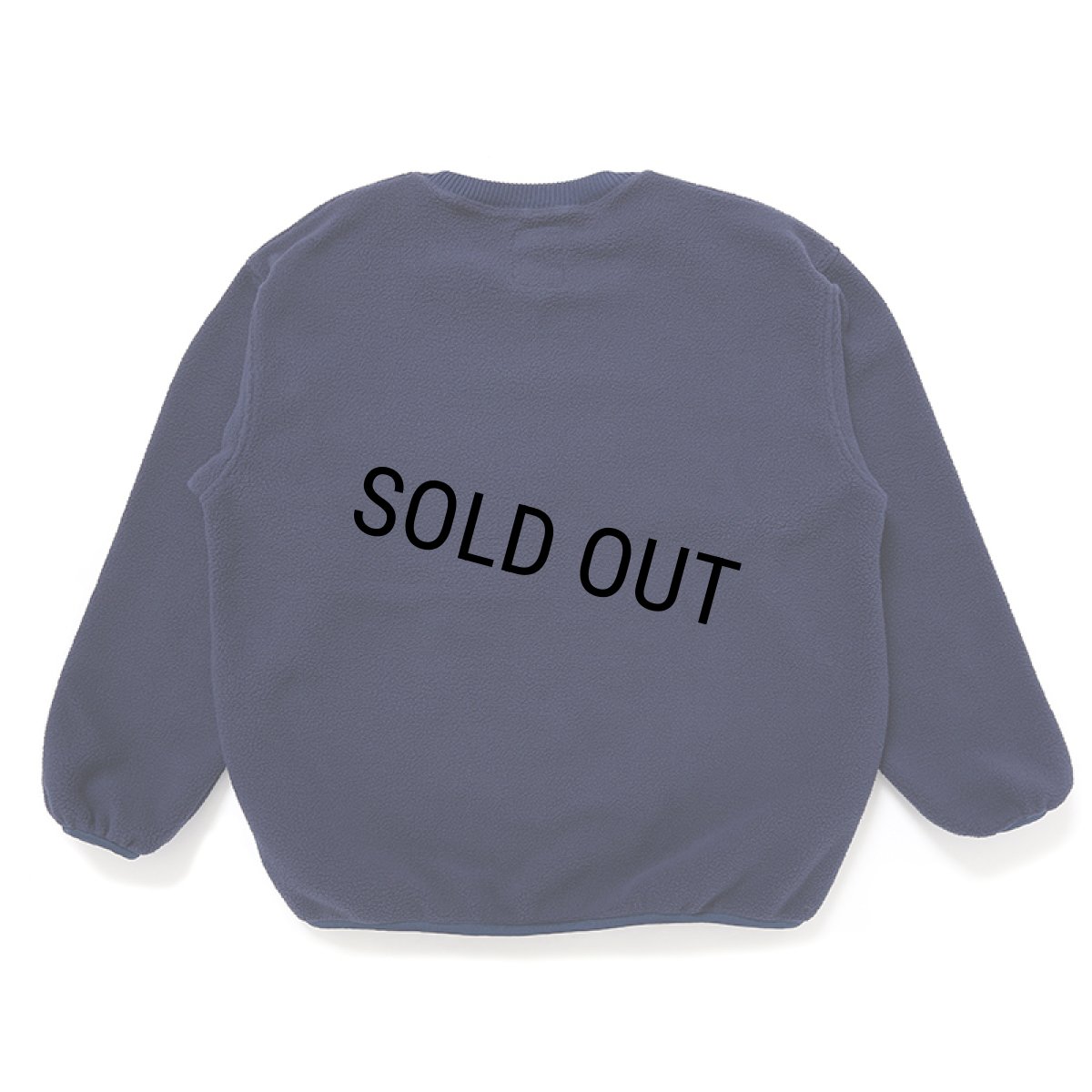 画像2: CHALLENGER/SAILOR C/N FLEECE（NAVY）［セーラークルーネックフリース-24秋冬］ (2)