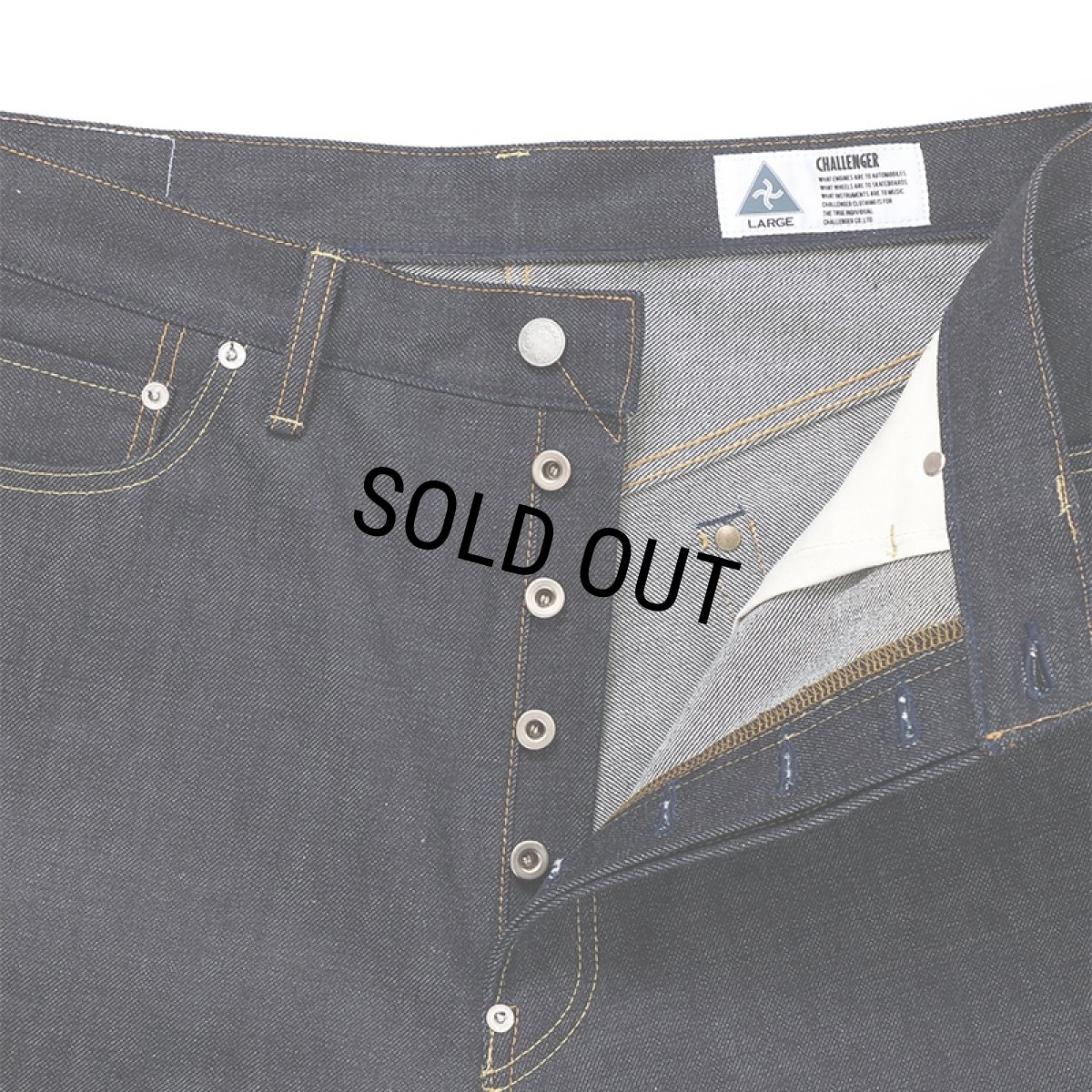 画像3: CHALLENGER/CLASSIC DENIM PANTS（INDIGO）［クラシックデニムパンツ-24秋冬］ (3)