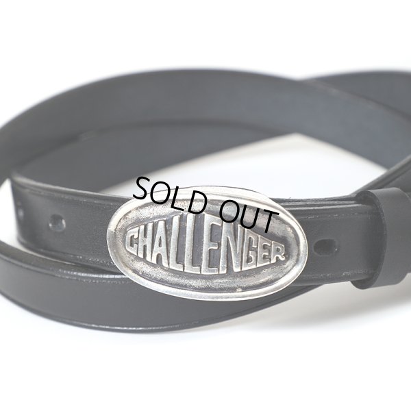 画像2: CHALLENGER/LEATHER BELT（BLACK）［レザーベルト-24秋冬］