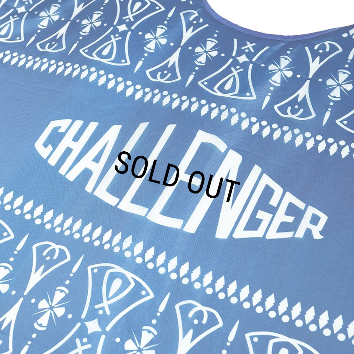画像3: CHALLENGER/BANDANA SUNSHADE（NAVY）［バンダナサンシェイド-24秋冬］ (3)