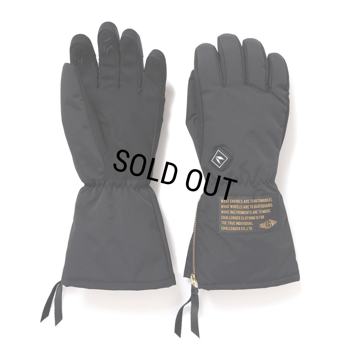 画像2: CHALLENGER/SUPERIOR HEAT GLOVE（BLACK）［ヒートグローブ-24秋冬］ (2)