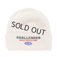 CHALLENGER/SAILOR KNIT CAP（WHITE）［セーラーニットキャップ-24秋冬］