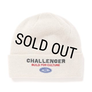 CHALLENGER/SAILOR KNIT CAP（WHITE）［セーラーニットキャップ-24秋冬