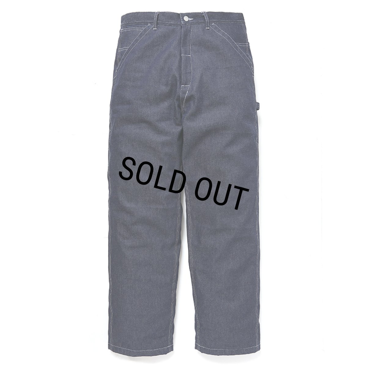 画像1: CHALLENGER/SUPERIOR PAINTER WARM PANTS（INDIGO）［ペインターウォームパンツ-24秋冬］ (1)