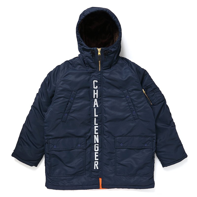 画像1: CHALLENGER/CLASSIC FLIGHT JACKET（NAVY）［クラシックフライトJKT-24秋冬］