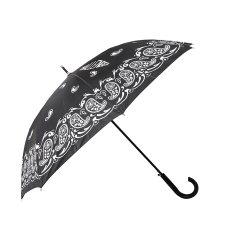 画像1: CHALLENGER/BANDANA UMBRELLA（BLACK）［バンダナアンブレラ-24秋冬］ (1)