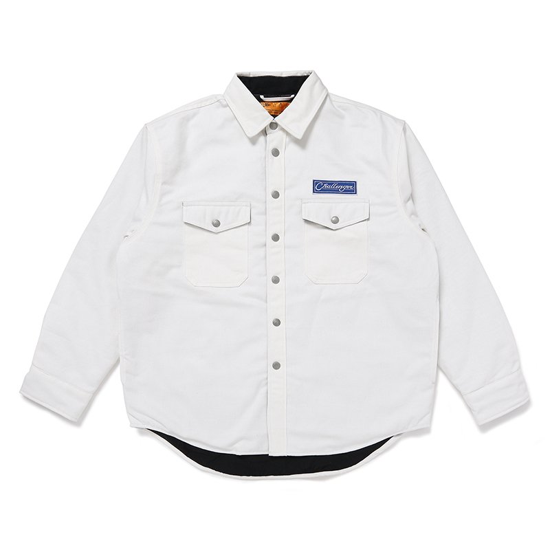 画像1: CHALLENGER/DENIM LINING SHIRT（NATURAL）［デニムライニングシャツ-24秋冬］