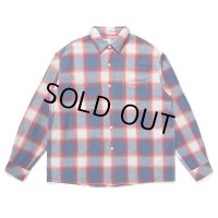CHALLENGER/SHADOW PLAID SHIRT（BLUE/RED）［シャドウチェックシャツ-24秋冬］