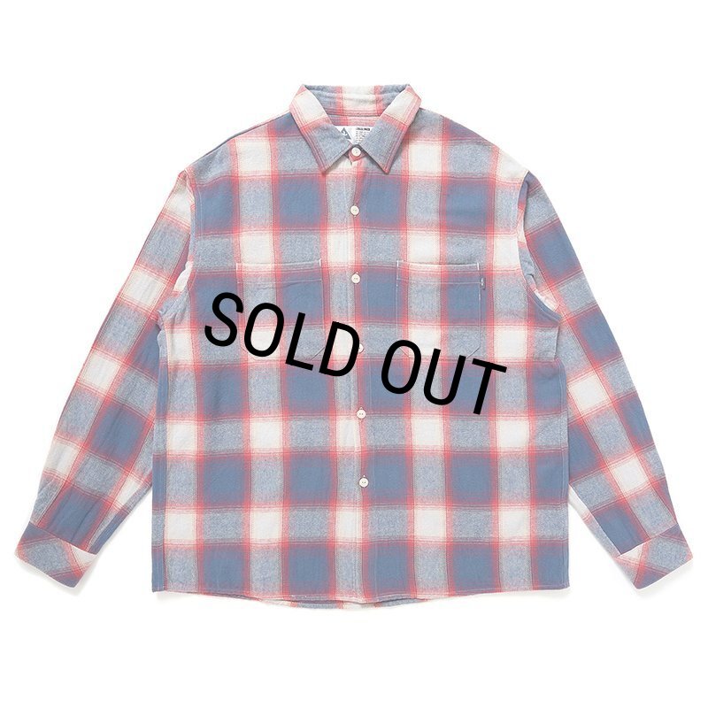 CHALLENGER/SHADOW PLAID SHIRT（BLUE/RED）［シャドウチェックシャツ