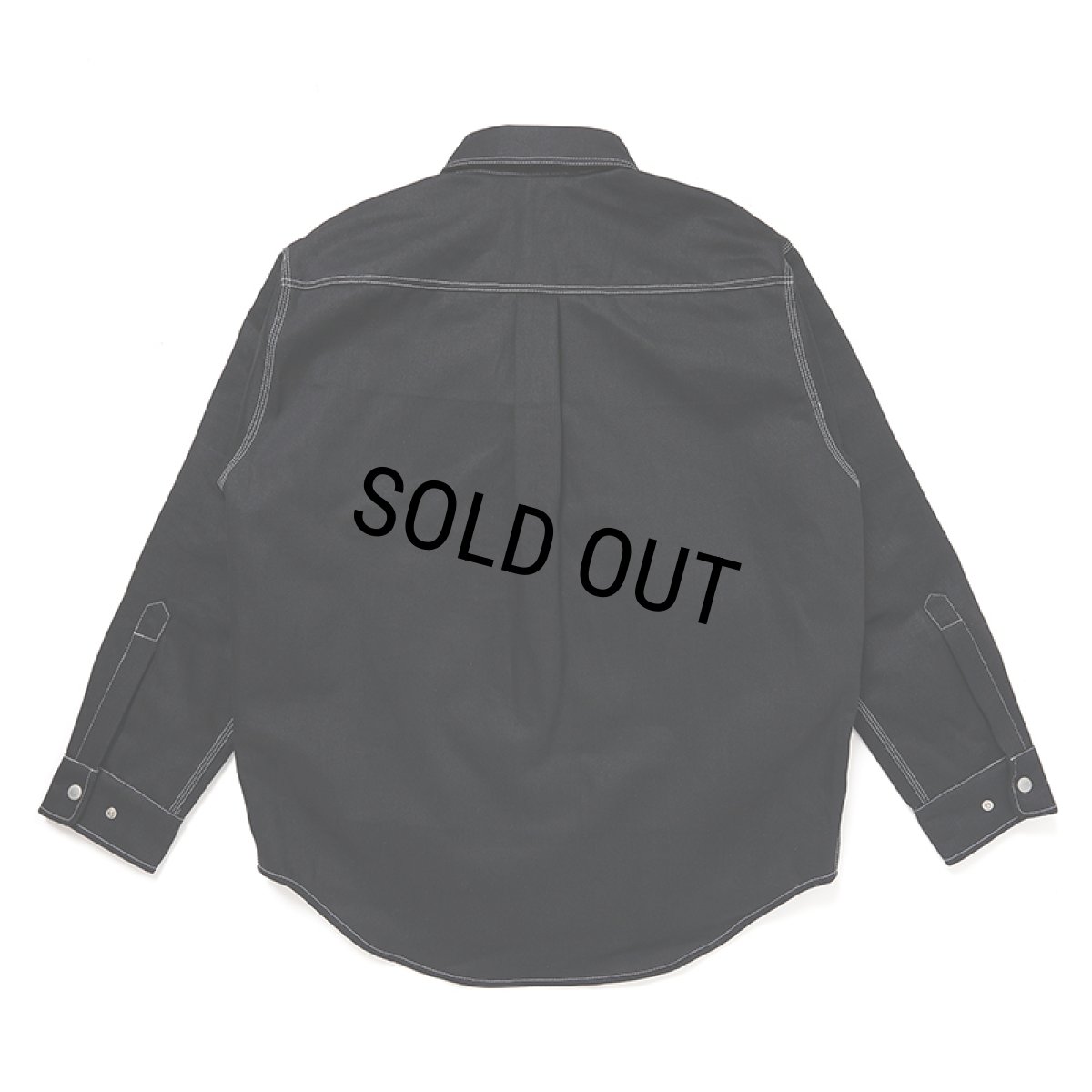 画像2: CHALLENGER/DENIM LINING SHIRT（BLACK）［デニムライニングシャツ-24秋冬］ (2)