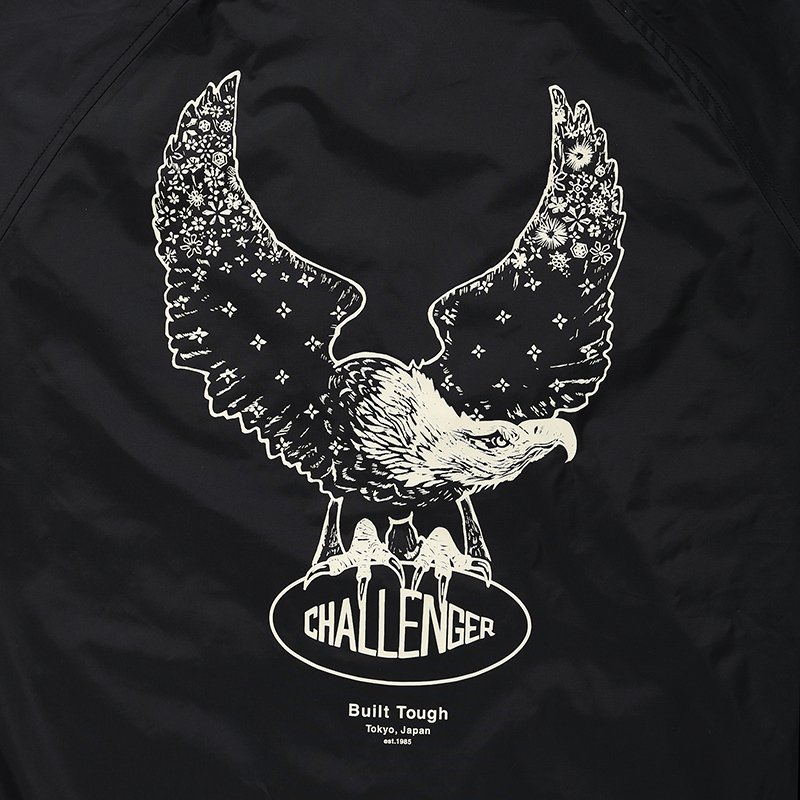 画像3: CHALLENGER/OVAL EAGLE COACH JACKET（BLACK）［オーバルイーグルコーチJKT-24秋冬］