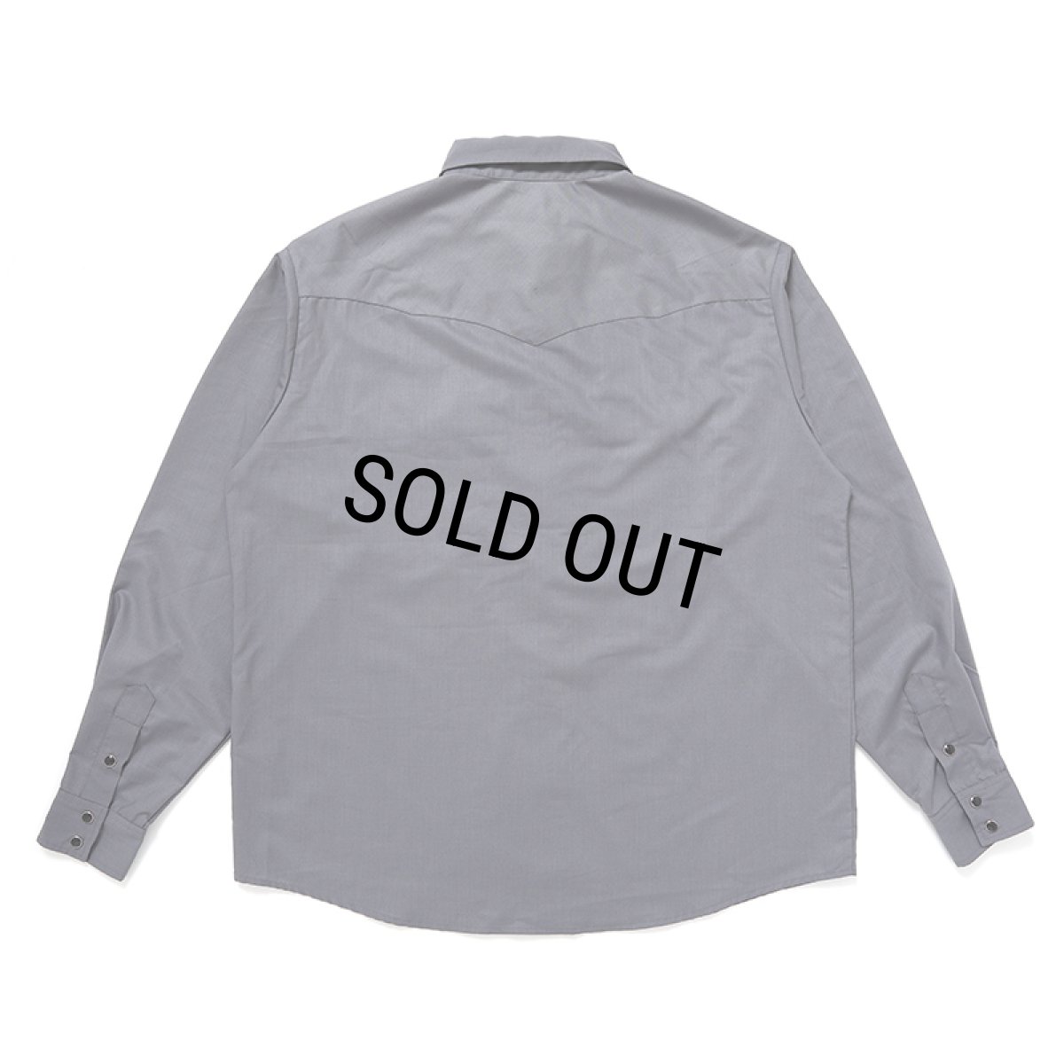 画像2: CHALLENGER/OVAL EAGLE PRINTED SHIRT（CHARCOAL GRAY）［オーバルイーグルシャツ-24秋冬］ (2)