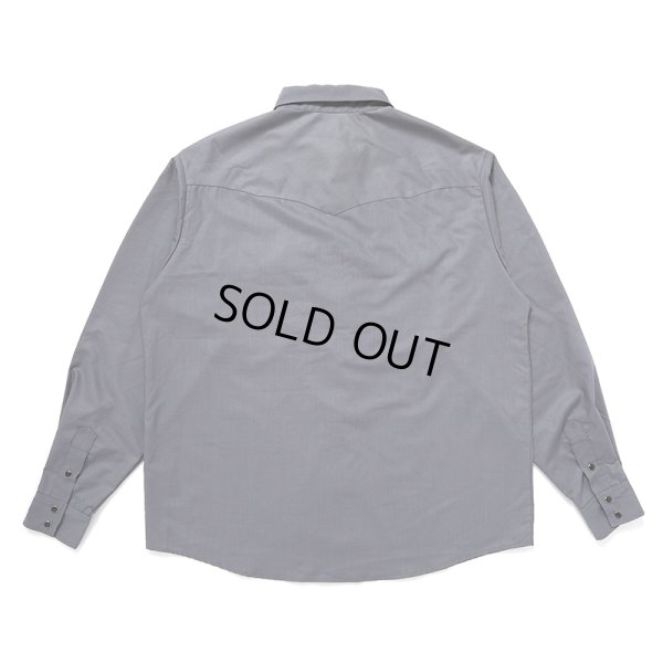 画像2: CHALLENGER/OVAL EAGLE PRINTED SHIRT（CHARCOAL GRAY）［オーバルイーグルシャツ-24秋冬］