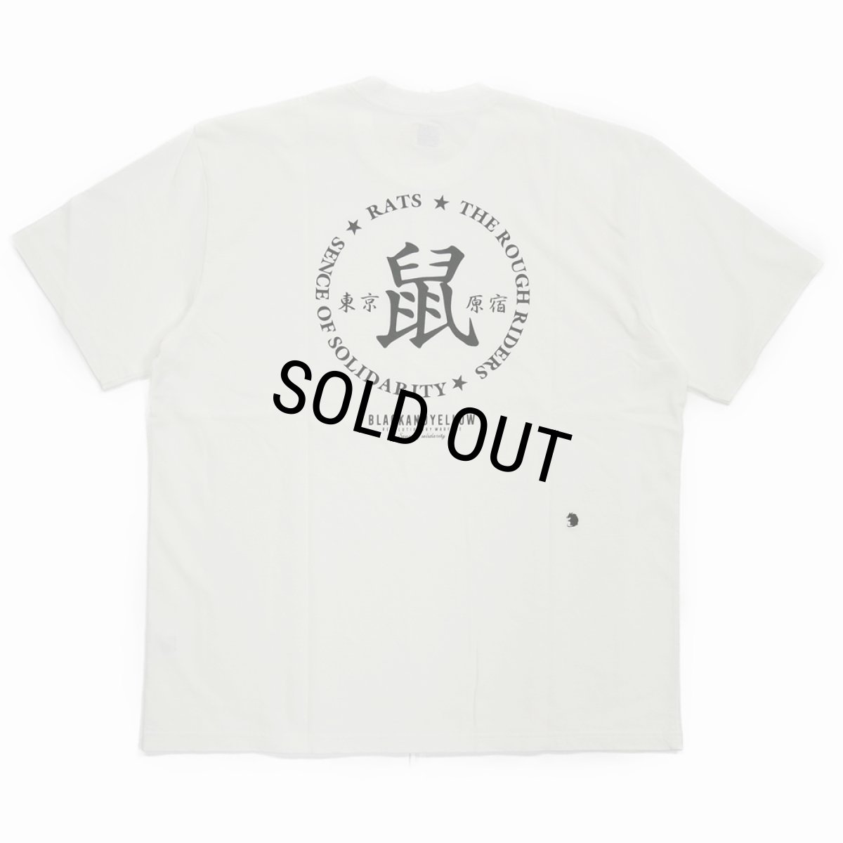 画像1: 【50%OFF】RATS/鼠 TEE（WHITE）［プリントT-24春夏］ (1)