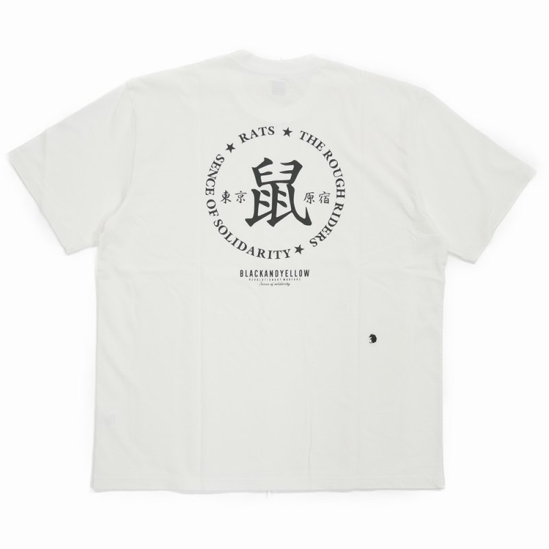 画像2: 【40%OFF】RATS/鼠 TEE（WHITE）［プリントT-24春夏］