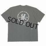 RATS/鼠 TEE（ASH BLACK）［プリントT-24春夏］