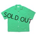 COOTIE PRODUCTIONS/Finx Cotton Cordlane Open Collar S/S Shirt（Green）［オープンカラーシャツ-24春夏］