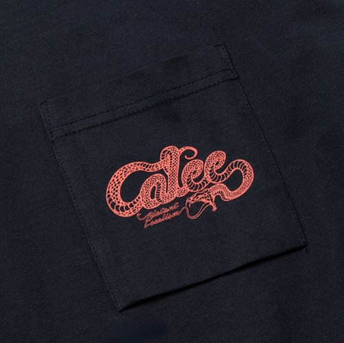 他の写真3: 【30%OFF】CALEE/× SHELTECH CL SNAKE LOGO DROP SHOULDER TEE（BLACK）［ドロップショルダーポケT-24春夏］