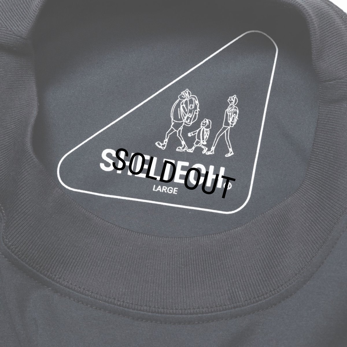 画像4: 【30%OFF】CALEE/× SHELTECH CL SNAKE LOGO DROP SHOULDER TEE（BLACK）［ドロップショルダーポケT-24春夏］ (4)