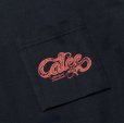 画像5: 【30%OFF】CALEE/× SHELTECH CL SNAKE LOGO DROP SHOULDER TEE（BLACK）［ドロップショルダーポケT-24春夏］