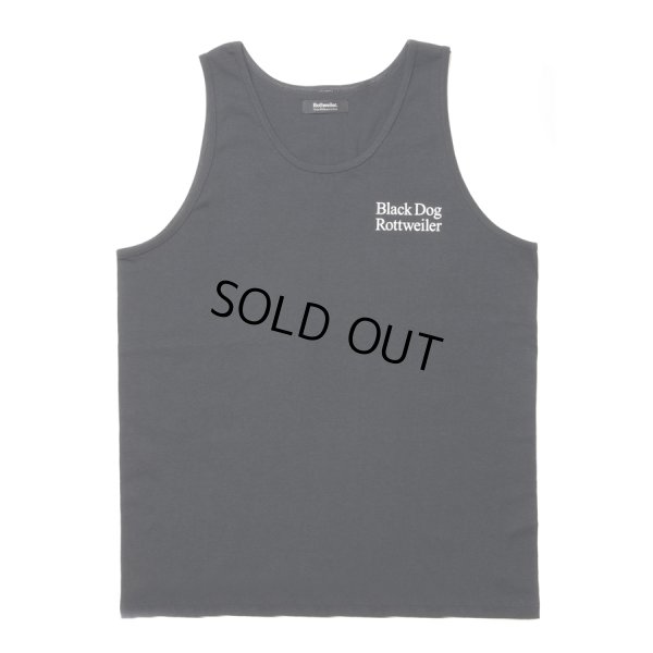 画像1: ROTTWEILER/2 LINE TANK TOP（BLACK） 【30%OFF】［タンクトップ-24春夏］