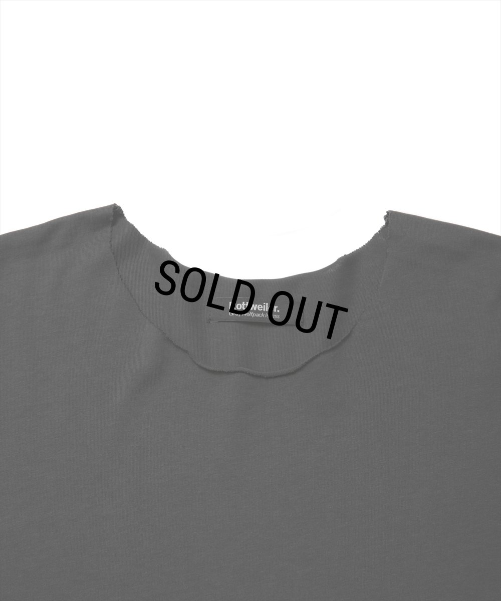 画像3: ROTTWEILER/R9 CUTOFF TEE（CHARCOAL）［カットオフT-24秋冬］ (3)