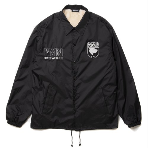 他の写真1: 【30%OFF】ROTTWEILER/WALKING DOG COACH JACKET（BLACK）［ボアコーチJKT-24秋冬］