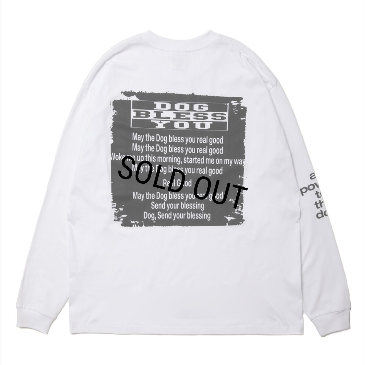 画像2: 【30%OFF】ROTTWEILER/GRAFFITI LS TEE（WHITE）［プリント長袖T-24秋冬］ (2)
