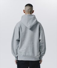 画像6: 【30%OFF】ROTTWEILER/RW PAINTED PARKA（GRAY）［ペイント加工パーカー-24秋冬］ (6)