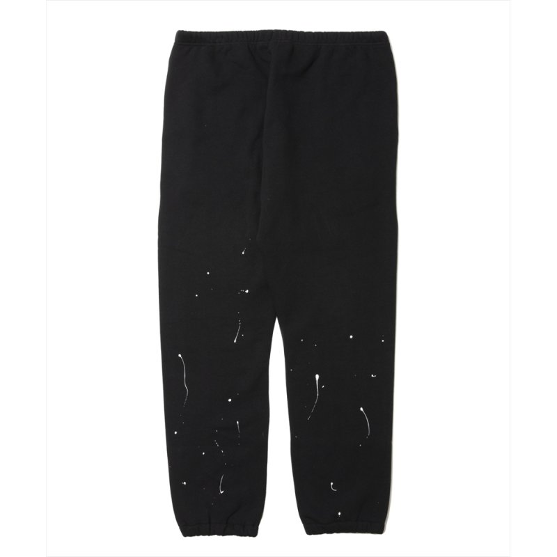 画像2: 【30%OFF】ROTTWEILER/RW PAINTED SWEAT PANTS（BLACK）［ペイント加工スウェットパンツ-24秋冬］