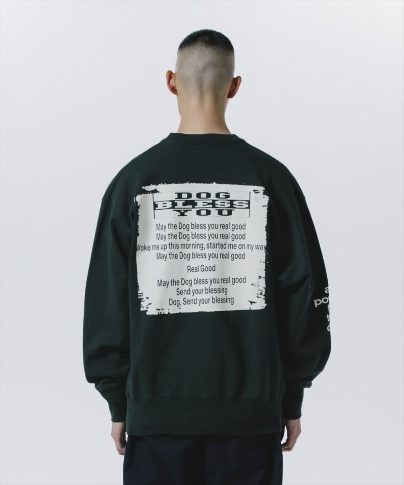 画像3: ROTTWEILER/GRAFFITI SWEATER（GREEN）［クルーネックスウェット-24秋冬］