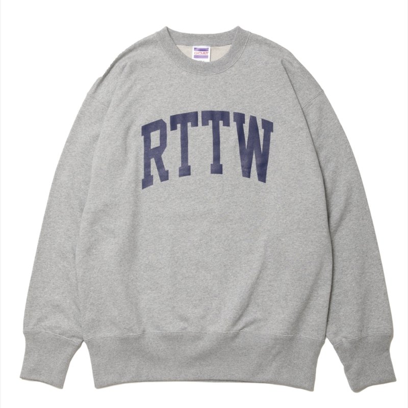 画像1: ROTTWEILER/RTTW SWEATER（GRAY）［クルーネックスウェット-24秋冬］
