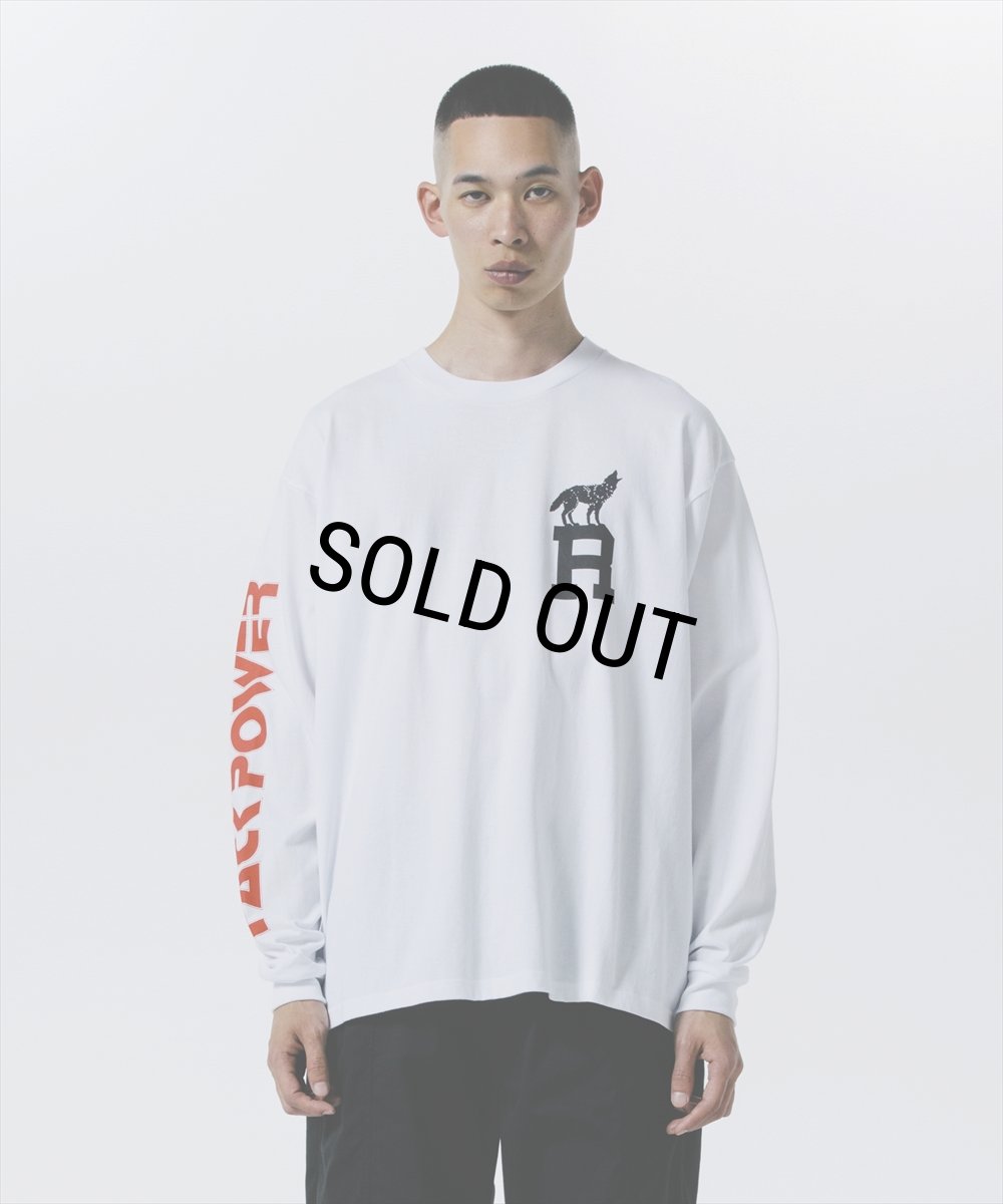 画像7: ROTTWEILER/DOG LOGO LS TEE（WHITE）［プリント長袖T-24秋冬］ (7)