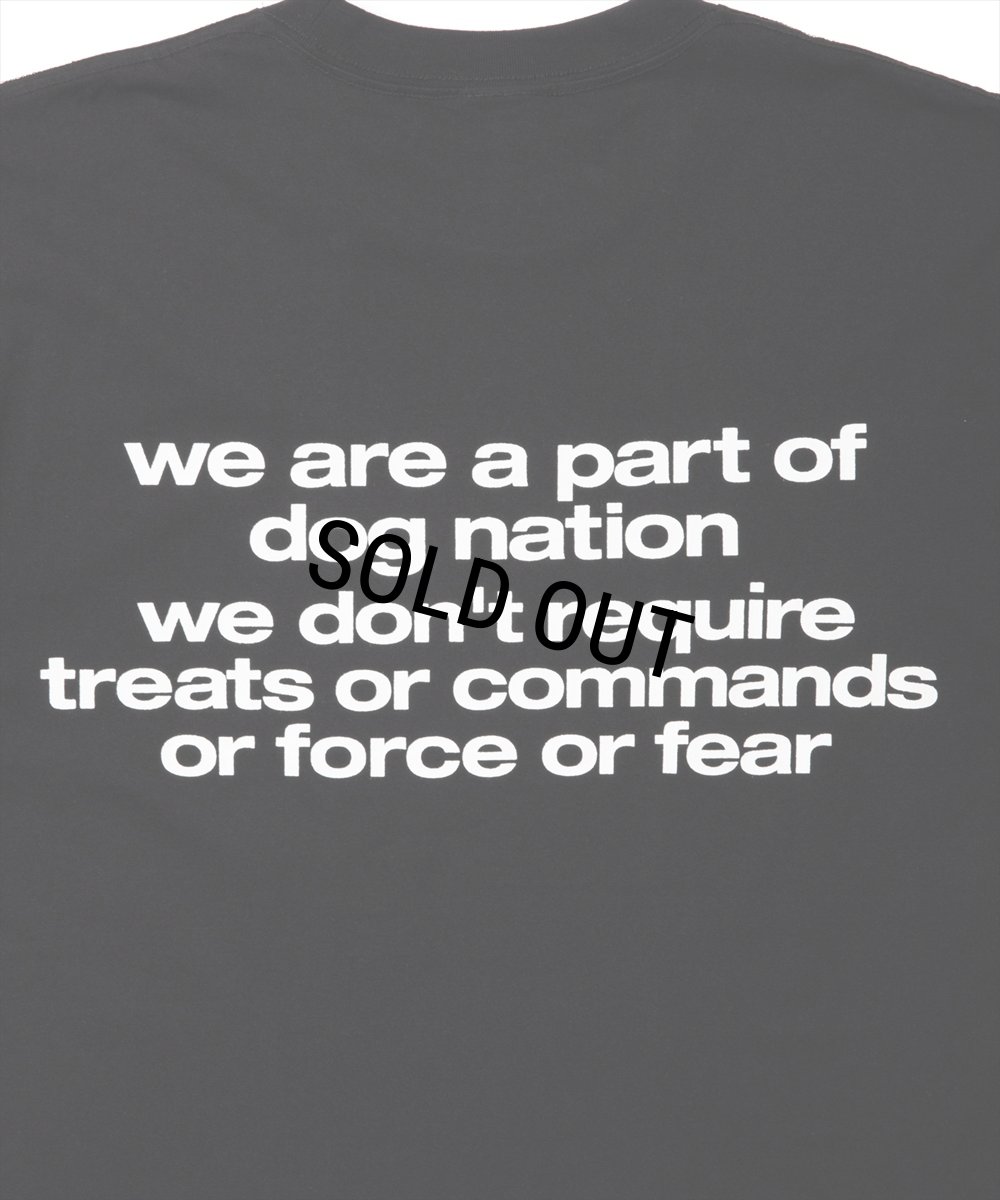 画像5: 【30%OFF】ROTTWEILER/DOG LOGO TEE（BLACK）［プリントT-24秋冬］ (5)