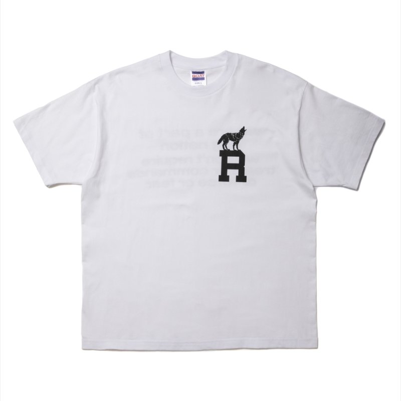 画像1: 【30%OFF】ROTTWEILER/DOG LOGO TEE（WHITE）［プリントT-24秋冬］