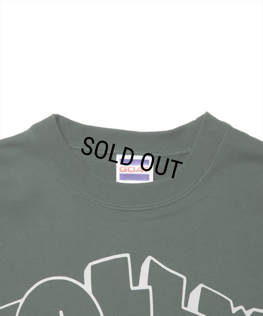 画像4: ROTTWEILER/GRAFFITI SWEATER（GREEN）［クルーネックスウェット-24秋冬］ (4)