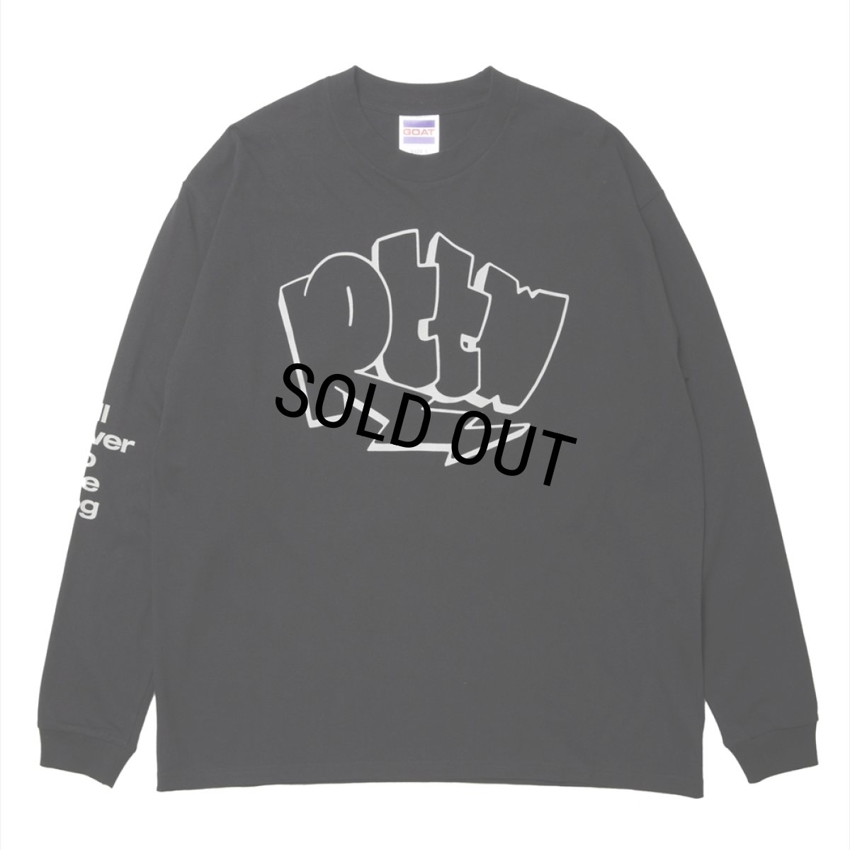 画像1: 【30%OFF】ROTTWEILER/GRAFFITI LS TEE（BLACK）［プリント長袖T-24秋冬］ (1)