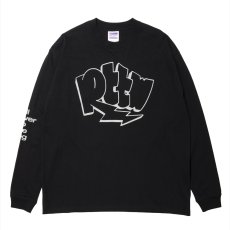 画像1: 【30%OFF】ROTTWEILER/GRAFFITI LS TEE（BLACK）［プリント長袖T-24秋冬］ (1)