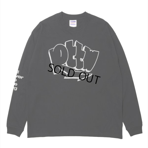画像1: 【30%OFF】ROTTWEILER/GRAFFITI LS TEE（BLACK）［プリント長袖T-24秋冬］