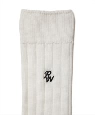 画像3: 【30%OFF】ROTTWEILER/R9 PURPLES SOX（WHITE）［ソックス-24秋冬］ (3)