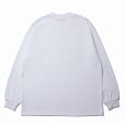 画像2: 【30%OFF】ROTTWEILER/R9 CROSS LS TEE（WHITE）［オリジナル長袖T-24秋冬］ (2)
