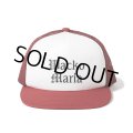 WACKO MARIA/MESH CAP（BURGUNDY/WHITE）［メッシュキャップ-24春夏］