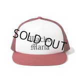 WACKO MARIA/MESH CAP（BURGUNDY/WHITE）［メッシュキャップ-24春夏］