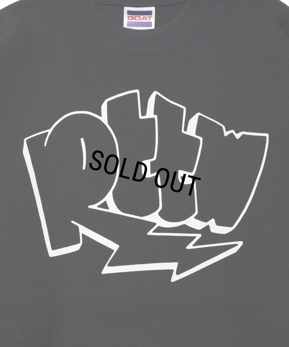 画像5: 【30%OFF】ROTTWEILER/GRAFFITI SWEATER（CHARCOAL）［クルーネックスウェット-24秋冬］ (5)