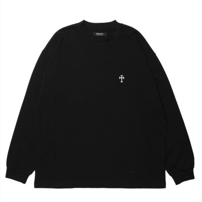 画像1: 【30%OFF】ROTTWEILER/R9 CROSS LS TEE（BLACK）［オリジナル長袖T-24秋冬］