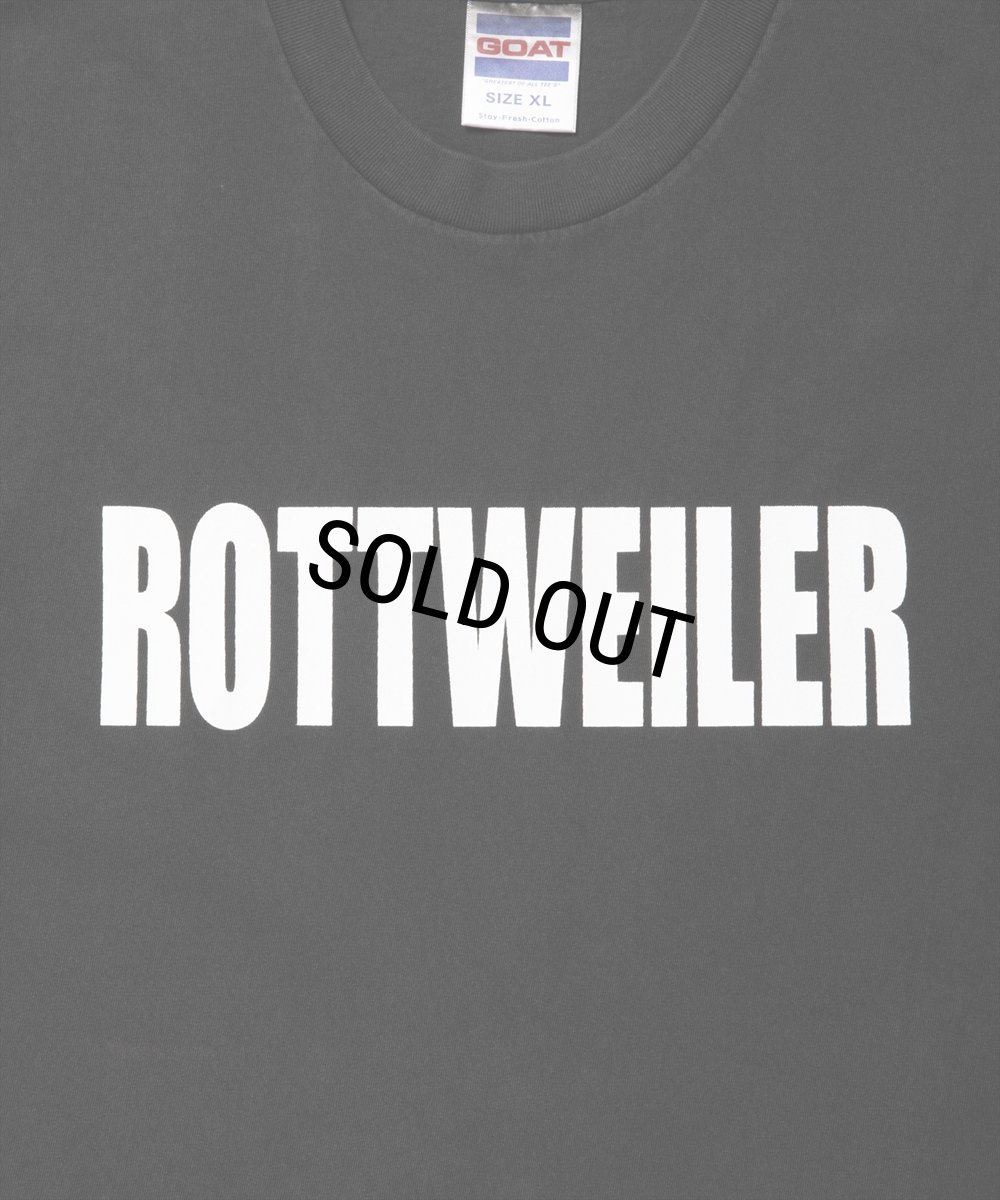 画像4: ROTTWEILER/RW LOGO TEE（CHARCOAL）［プリントT-24秋冬］ (4)