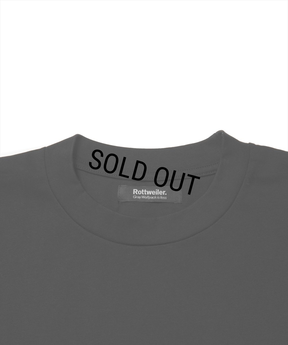 画像3: 【30%OFF】ROTTWEILER/R9 CROSS TEE（BLACK）［オリジナルT-24秋冬］ (3)