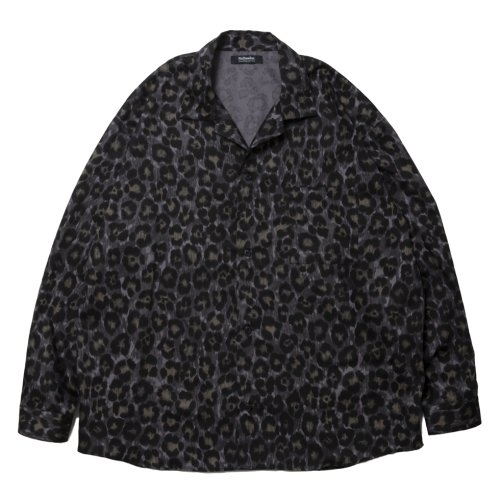 他の写真1: 【30%OFF】ROTTWEILER/R9 LEOPARD OPENCOLLAR SHIRT（YELLOW）［レオパードオープンカラーシャツ-24秋冬］
